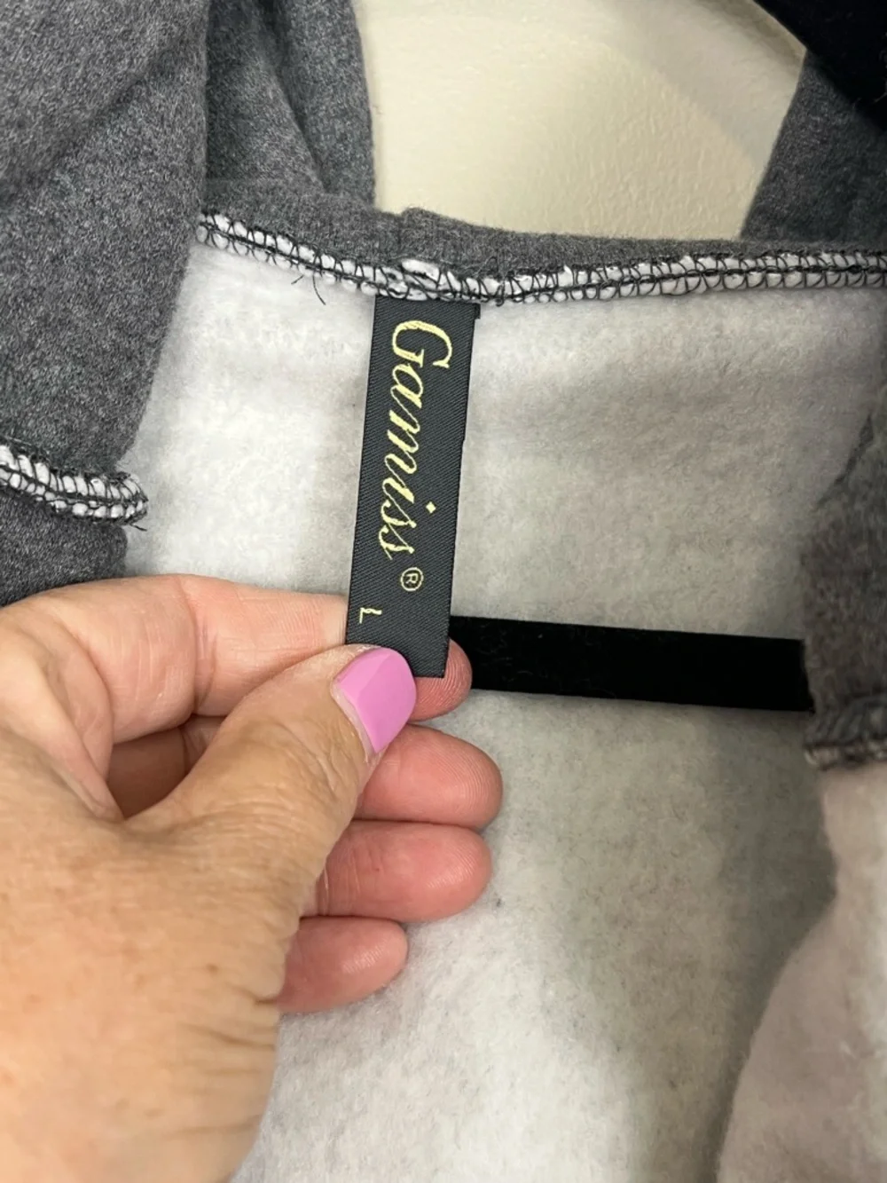 Batman Gray Hoodie‎ with Gold Sign unique side zipper Youth Size L